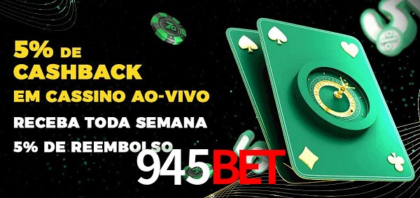 Promoções do cassino ao Vivo 945bet